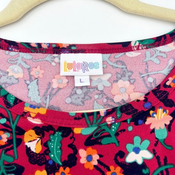 LuLaRoe Maria Maxi Dress L - Picture 3 of 5